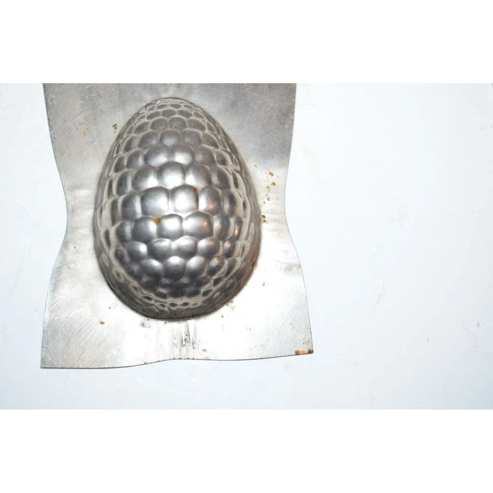 Vtg Chocolate Mold Easter‎ Egg HALF Dragon Scales Reptile snake lizard